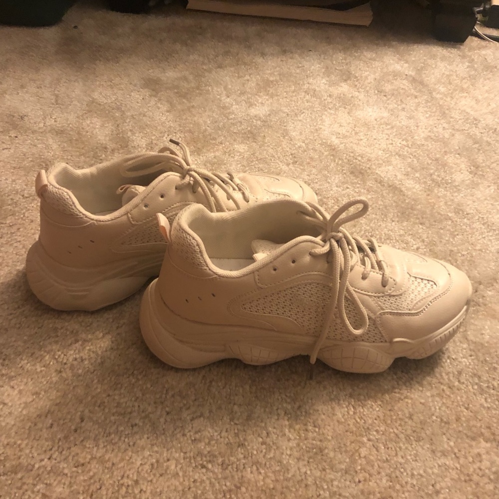 Cream Sneakers